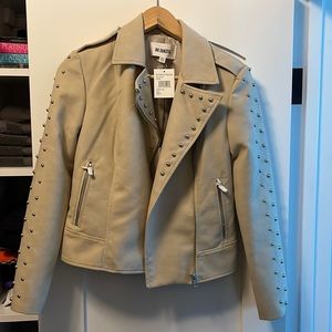 BB DAKOTA True Stud Faux Leather Jacket